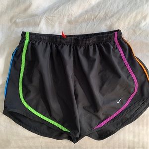 Nike colorful athletic shorts